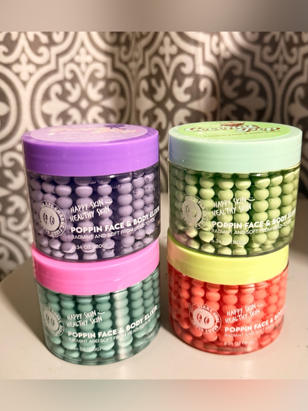 Poppin Face & Body Elixir set